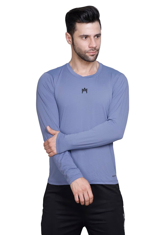 MEN'S FULL SLEEVS  SOLID T-SHIRT