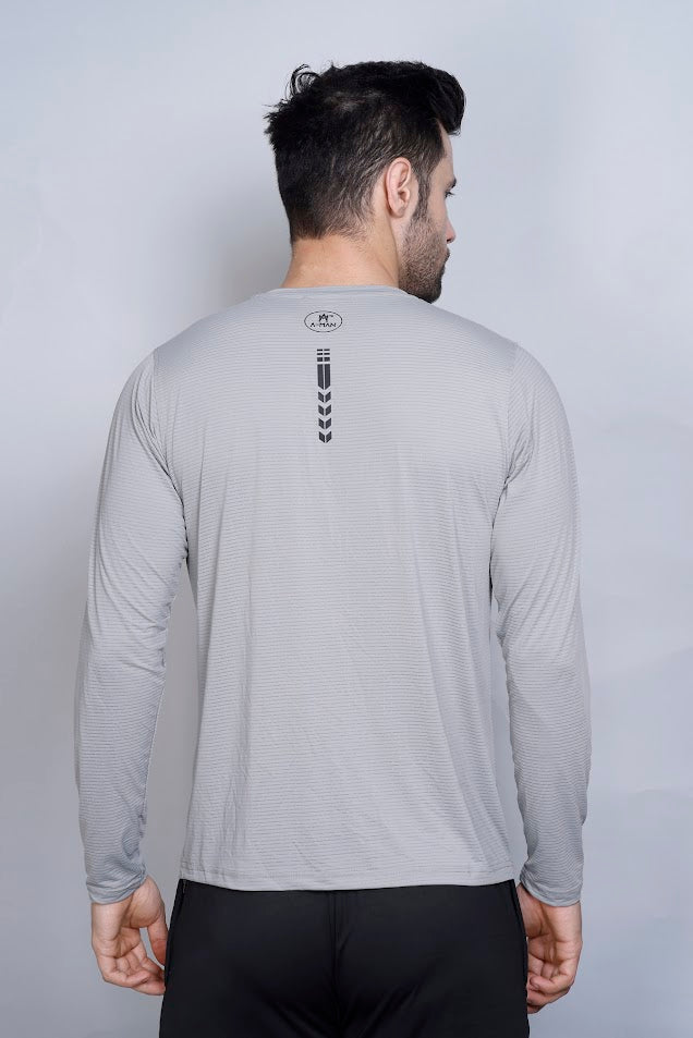 MEN'S FULL SLEEVS SOLID T-SHIRT