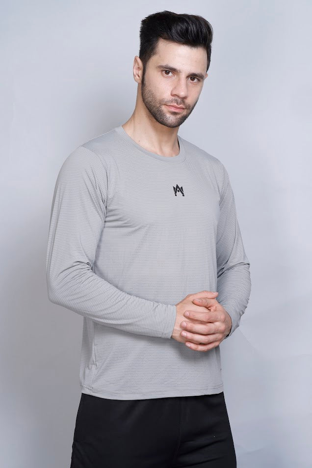 MEN'S FULL SLEEVS SOLID T-SHIRT