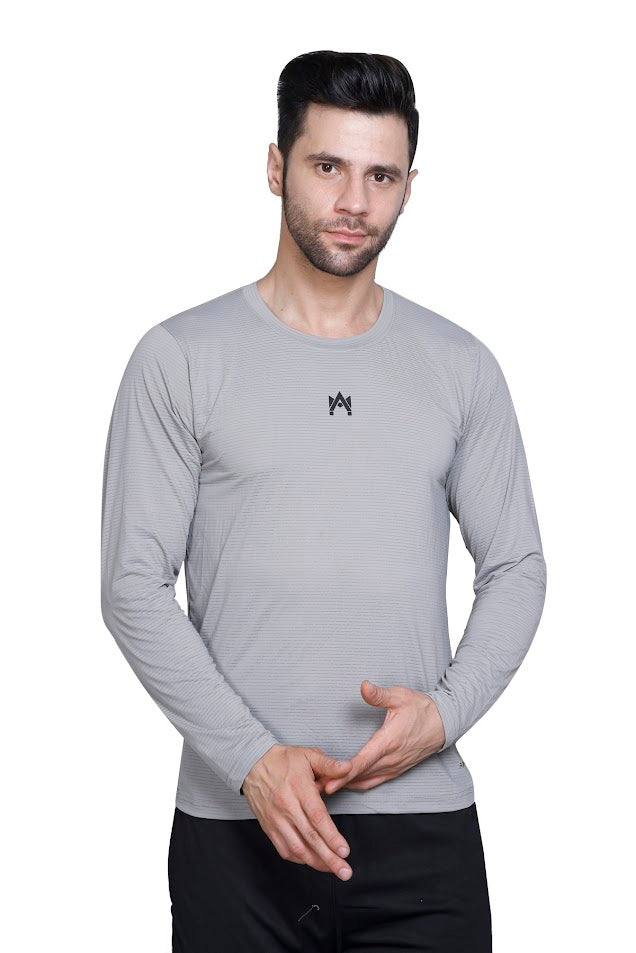 MEN'S FULL SLEEVS SOLID T-SHIRT