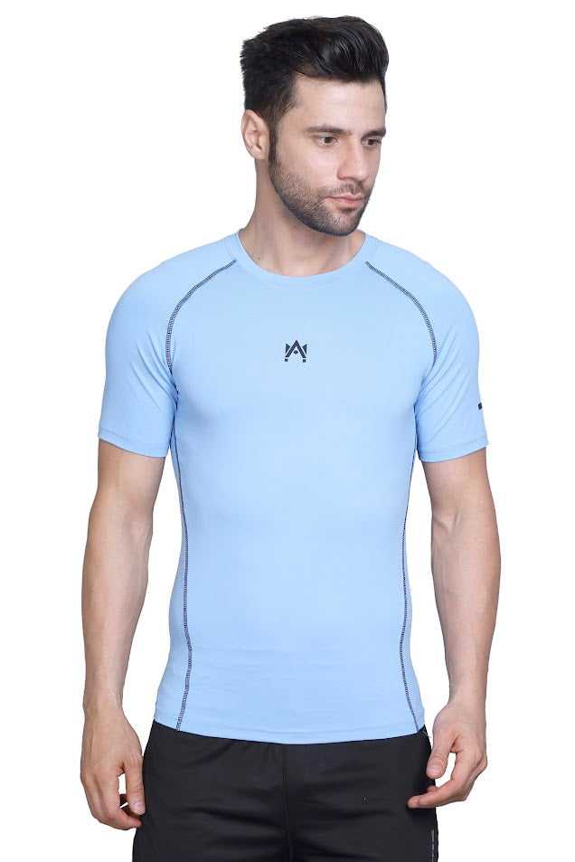 MEN'S SOLID PLAIN  T-SHIRT