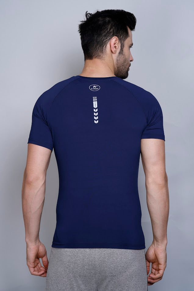 MEN'S HALF SLEEVS FITNESS  T-SHIRT