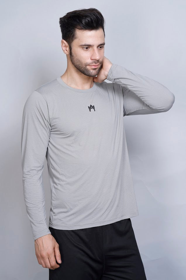 MEN'S FULL SLEEVS SOLID T-SHIRT