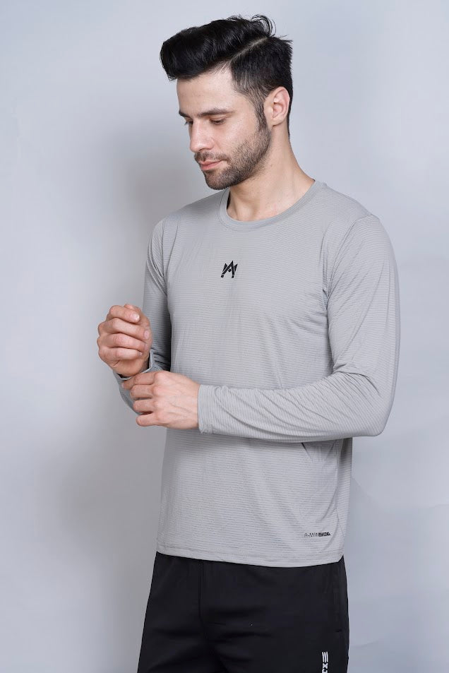 MEN'S FULL SLEEVS SOLID T-SHIRT