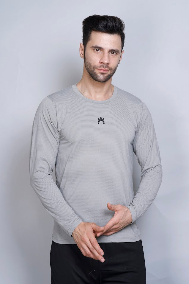 MEN'S FULL SLEEVS SOLID T-SHIRT