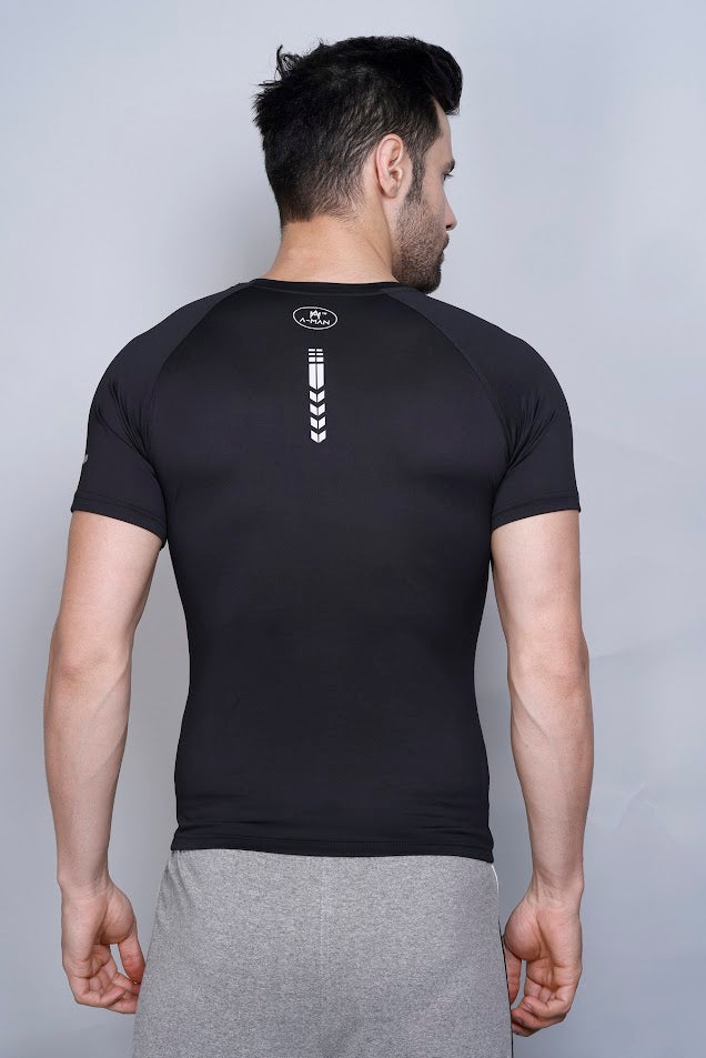 MEN'S HALF SLEEVS FITNESS  T-SHIRT